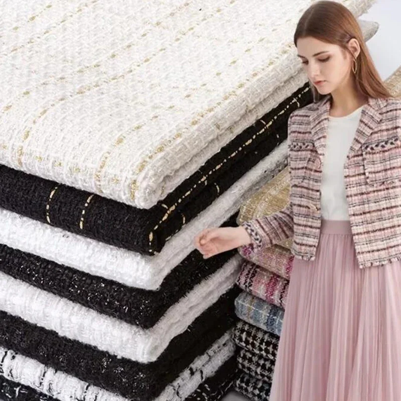 Sewing Tweed - 50 cm Oro Seta Piccolo Tessuto