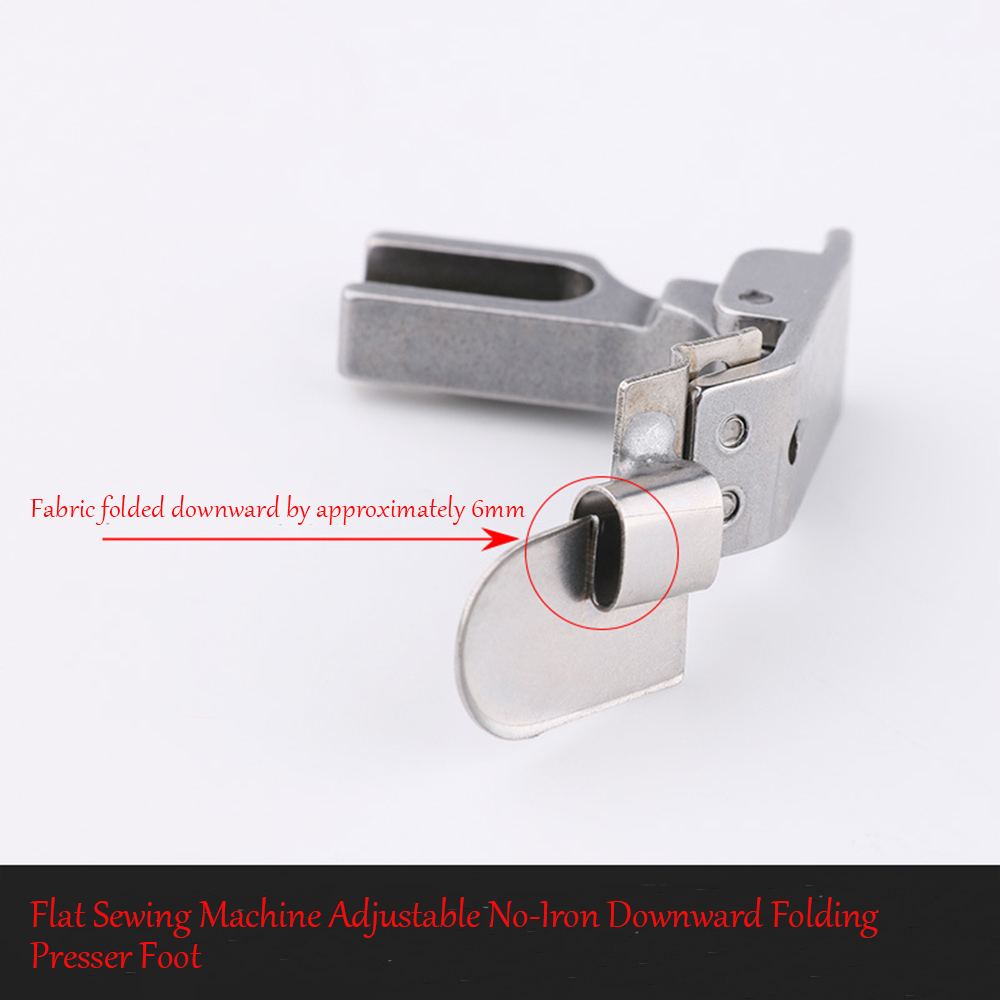Textile Sewing Machine - Piedino pieghevole verso il basso per