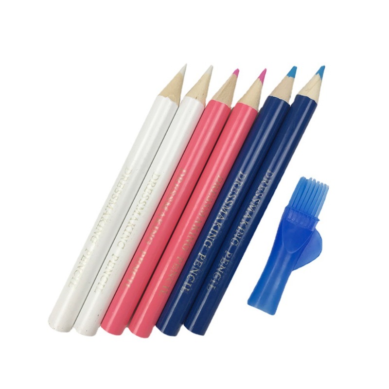 Fabric Marking Pen - 3/6 pezzi matite in tessuto solubile