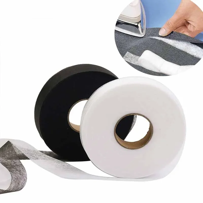 Hem Tape Fusible - 50 m/rotolo bifacciale Non tessuto Interlining
