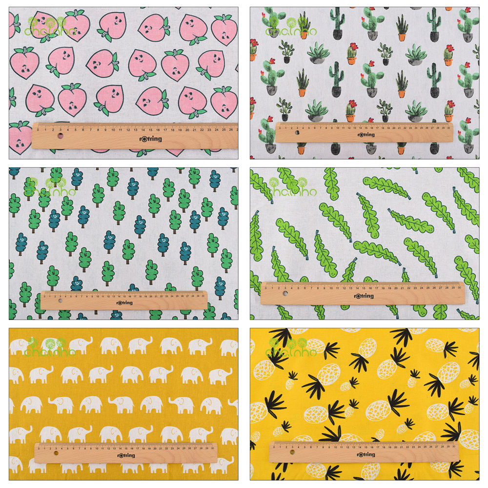 Sewing Geotextile Fabric - Chainho, Tessuto Stampato in Cotone e