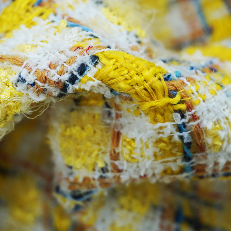 Tessuto Bouclé Tweed Giallo Mu - Sewing Tweed recensione e prezzo