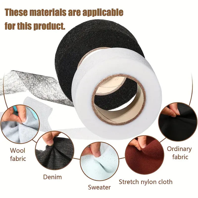 4 rotoli di ferro su nastro pe - Hem Tape Fusible recensione e prezzo