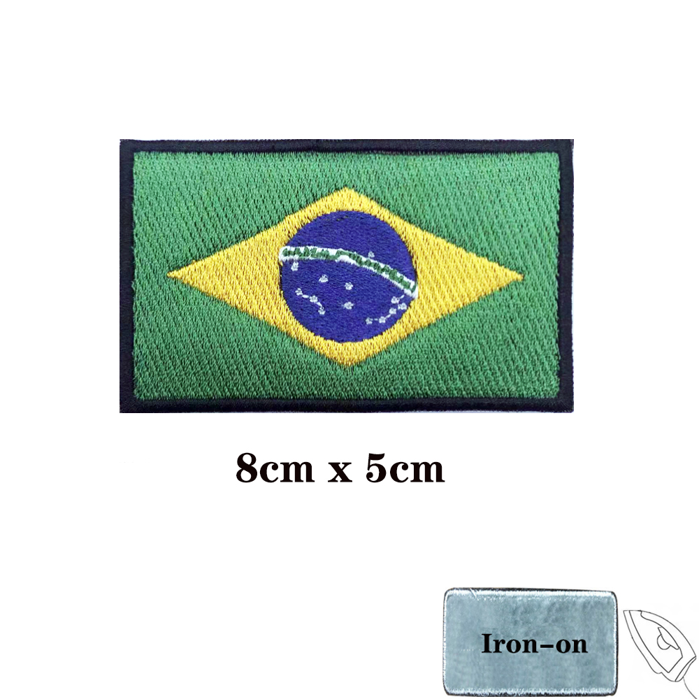 Bandiera brasiliana brasile Pa - Velcro Sew On recensione e prezzo