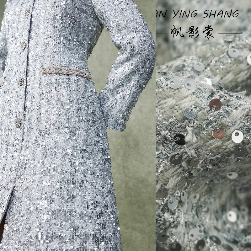 Tessuto Tweed Grigio Argento c - Sewing Tweed recensione e prezzo