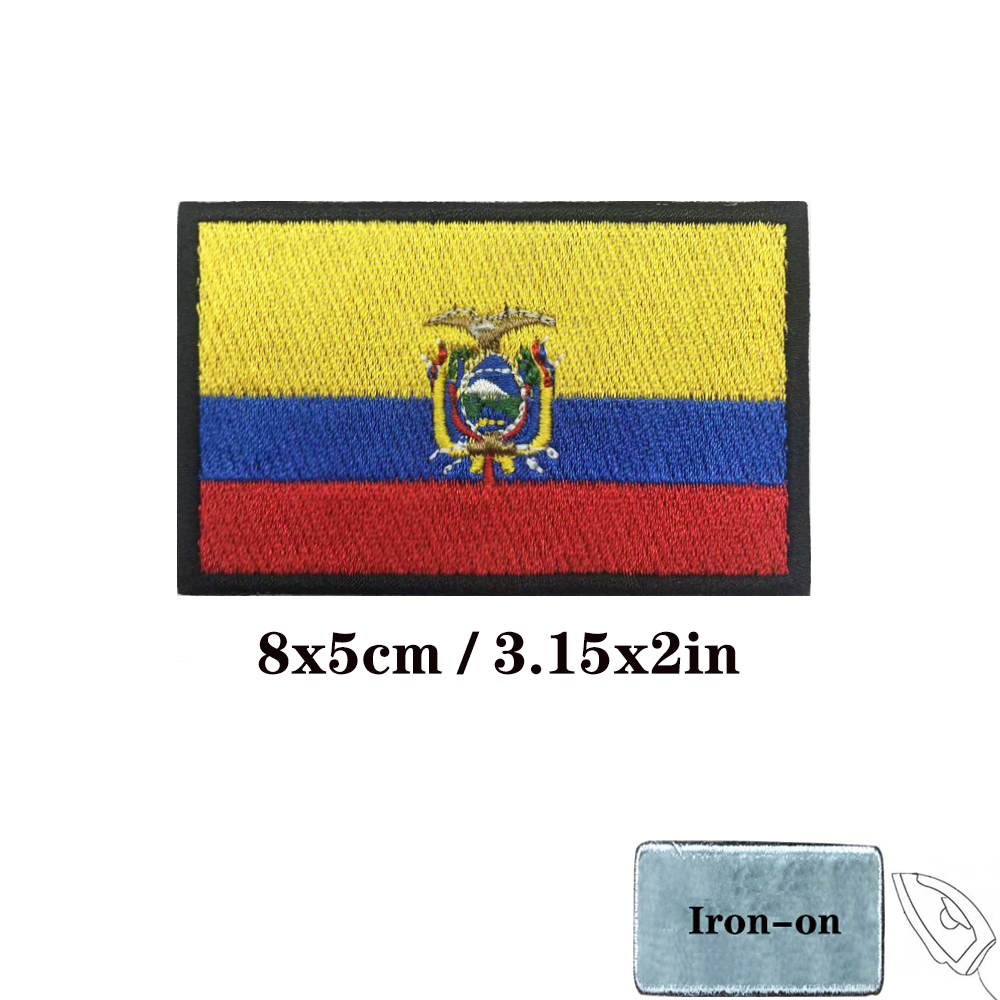 1PC bandiera equatoriana Ecuad - Velcro Sew On recensione e prezzo